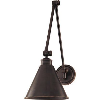 Exeter Wall Sconce by Hudson Valley in old bronze. Made from unique in a modern style.