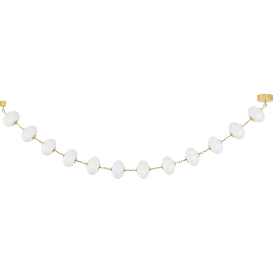 Nephele 12-Light Chandelier by Corbett in vintage polished brass. Made from steel in a unique style.