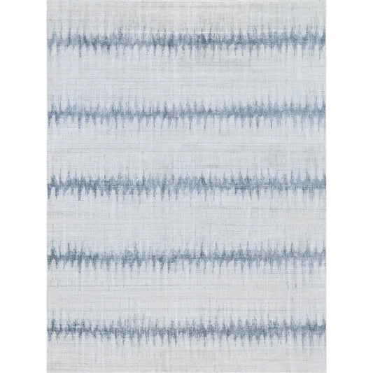 Chroma 4735 Rug by Exquisite Rugs in light blue. Made from wool, bamboo silk in a unique style.