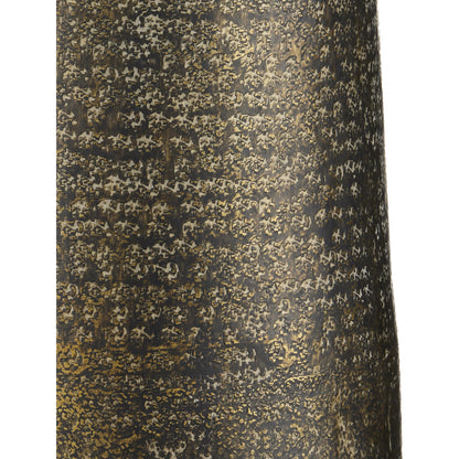Brigadier Floor Lamp by Currey and Company in antique brass, black, whitewash. Made from aluminum in a modern style.