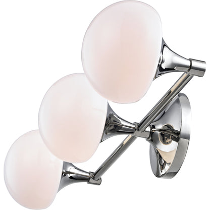 Fleming Bath Bracket Light by Hudson Valley in aged brass. Made from steel in a modern style.