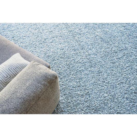 Borelli Rug - Light Blue by Exquisite Rugs in light blue. Made from new zealand wool in a unique style.