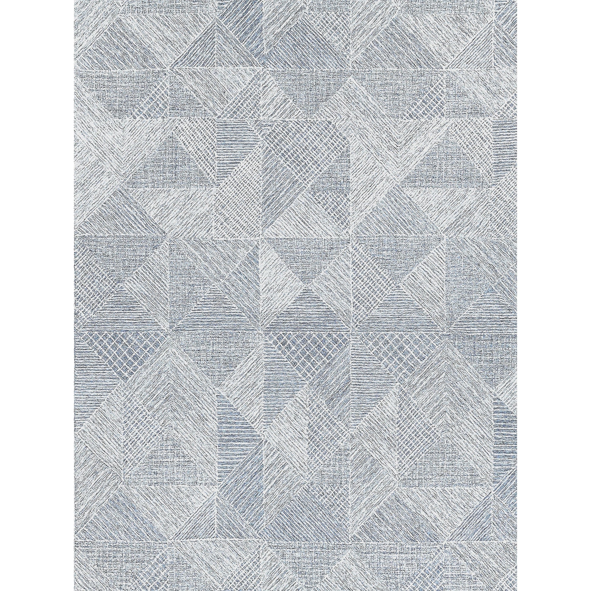 Caprice Rug - Navy Blue, Ivory by Exquisite Rugs in navy blue, ivory. Made from new zealand wool in a unique style.