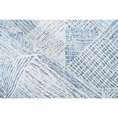 Caprice Rug - Navy Blue, Ivory by Exquisite Rugs in navy blue, ivory. Made from new zealand wool in a unique style.