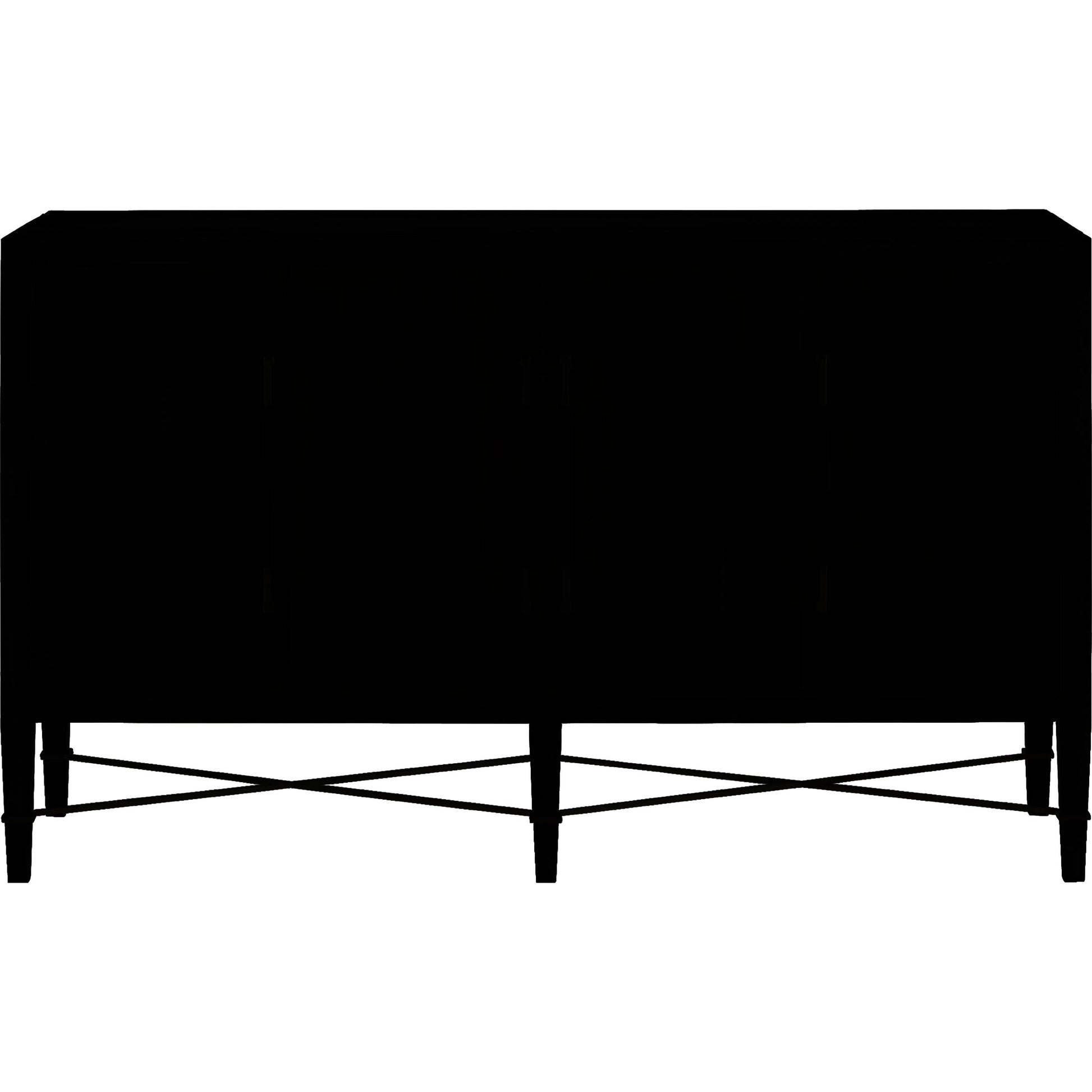Verona Chanterelle Sideboard by Currey and Company in chanterelle, coffee, champagne. Made from mahogany, brass, iron in a modern style.