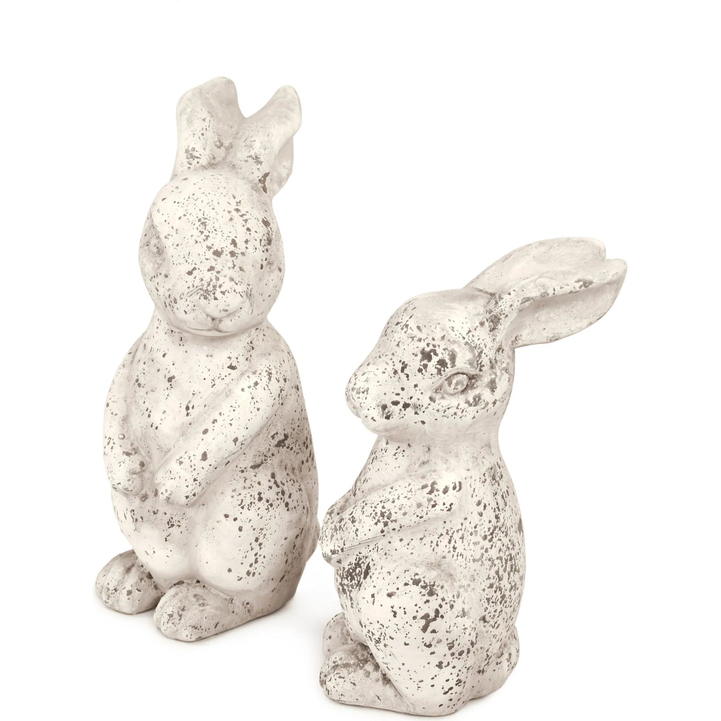 002 SI-2448940,SI-2448941 | Additional Silo | Rabbit by Zentique in distressed grey wash. Made from ceramic in a modern style.