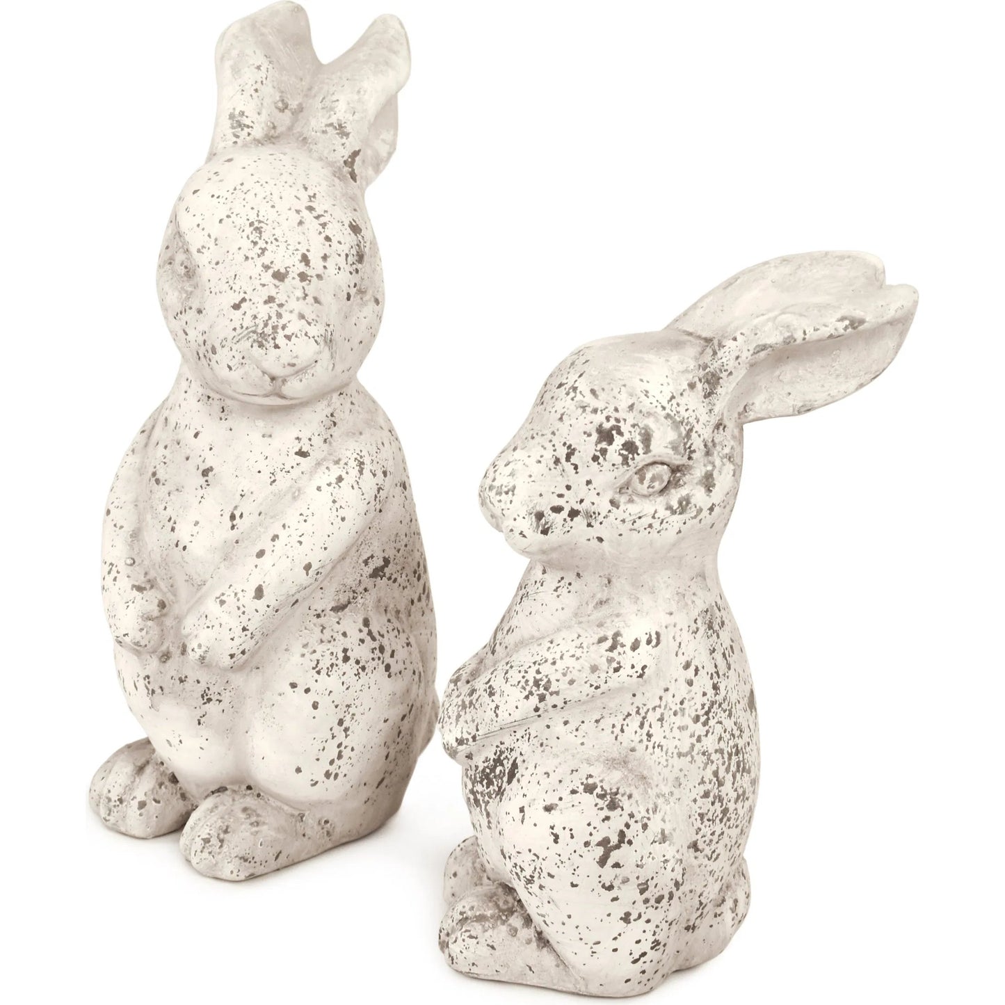 009 SI-2448940,SI-2448941 | Additional Silo | Rabbit by Zentique in distressed grey wash. Made from ceramic in a modern style.