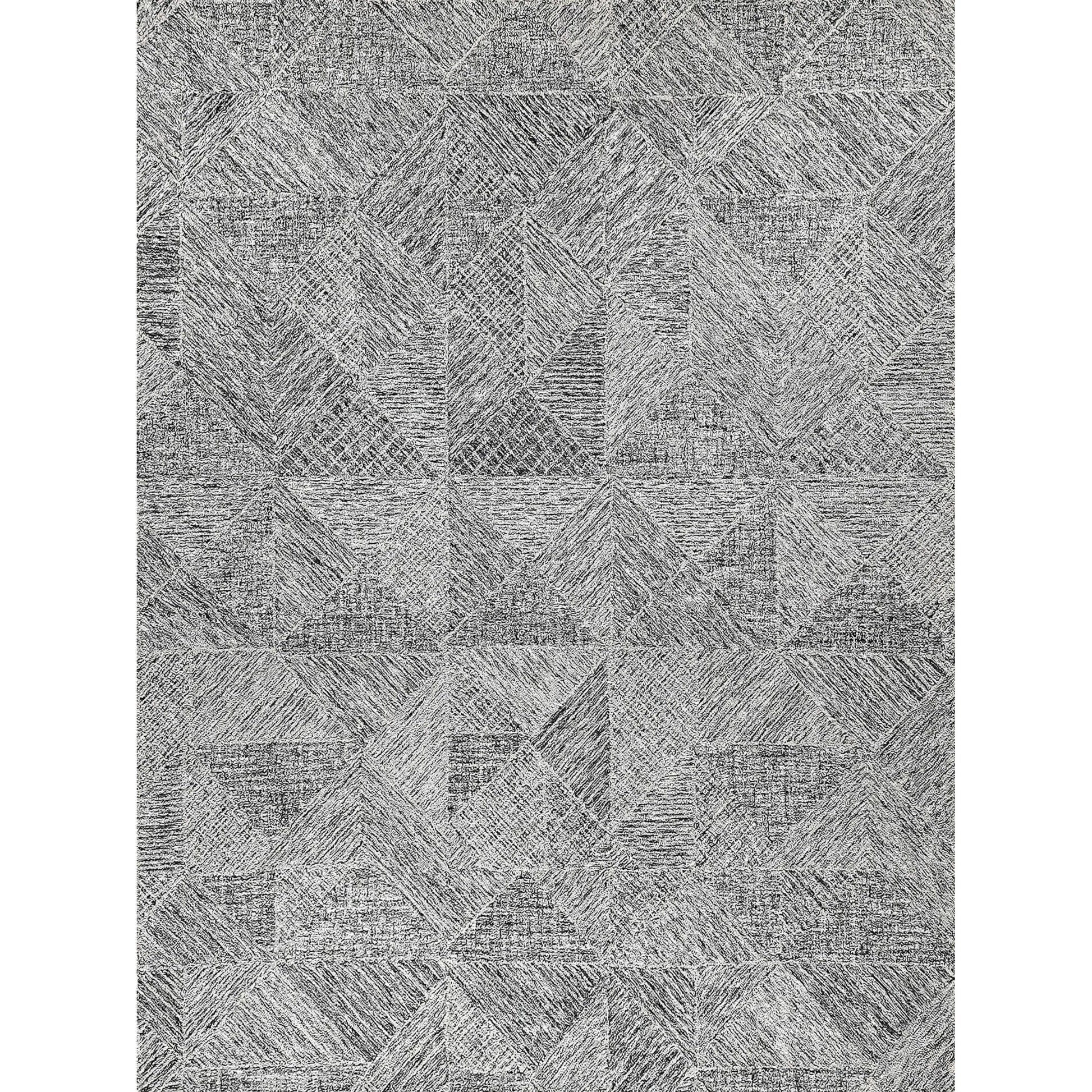 Caprice 4760 Rug by Exquisite Rugs in black, silver. Made from new zealand wool in a unique style.