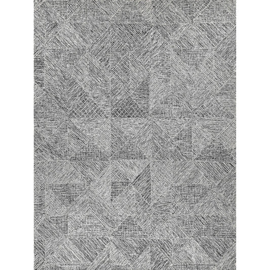 Caprice 4760 Rug by Exquisite Rugs in black, silver. Made from new zealand wool in a unique style.