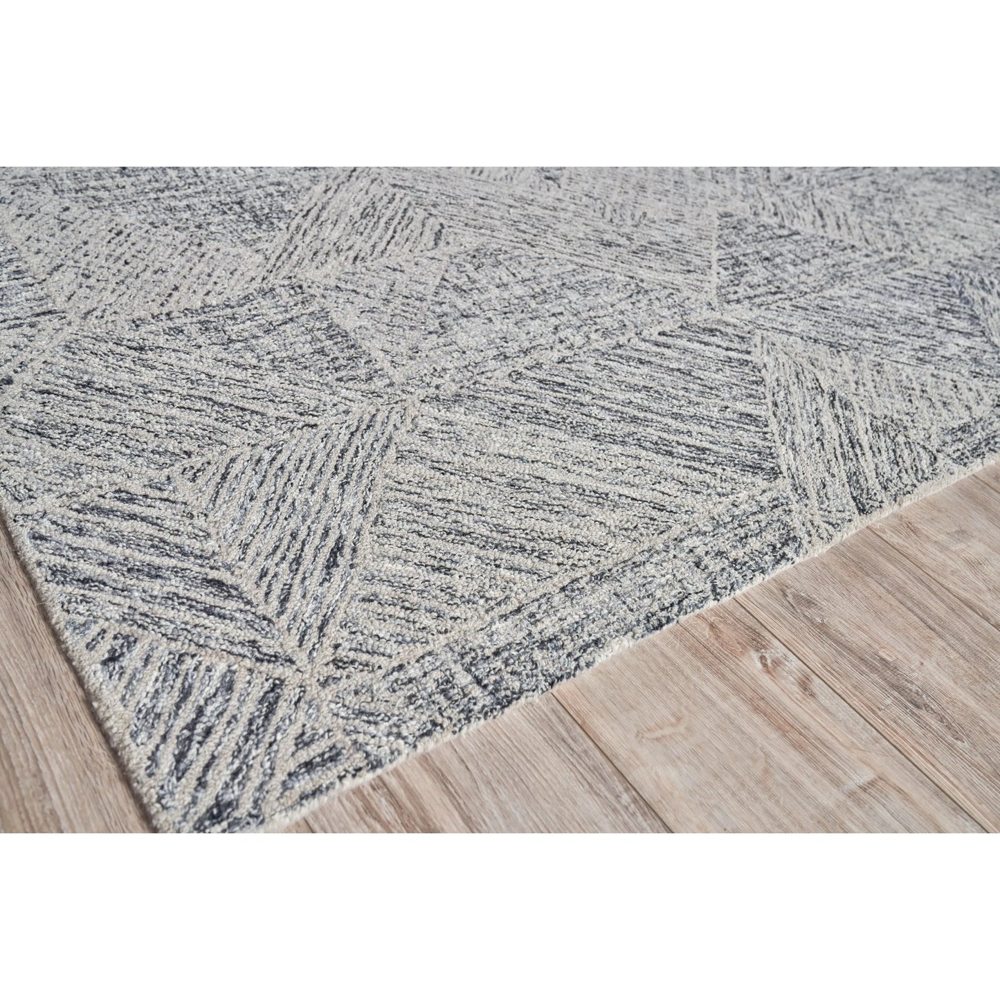 002 SI-2384246,SI-2384247,SI-2384248 | Additional Silo | Caprice 4760 Rug by Exquisite Rugs in black, silver. Made from new zealand wool in a unique style.