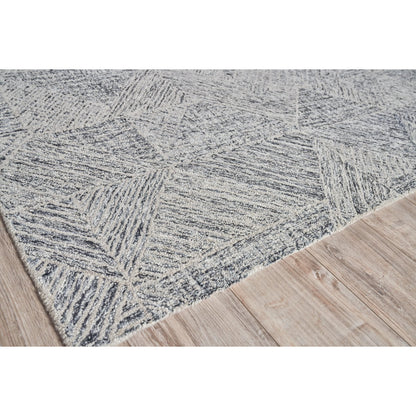 Caprice 4760 Rug by Exquisite Rugs in black, silver. Made from new zealand wool in a unique style.