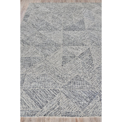 Caprice 4760 Rug by Exquisite Rugs in black, silver. Made from new zealand wool in a unique style.