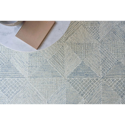 Caprice 4761 Rug by Exquisite Rugs in light blue, ivory. Made from new zealand wool in a unique style.