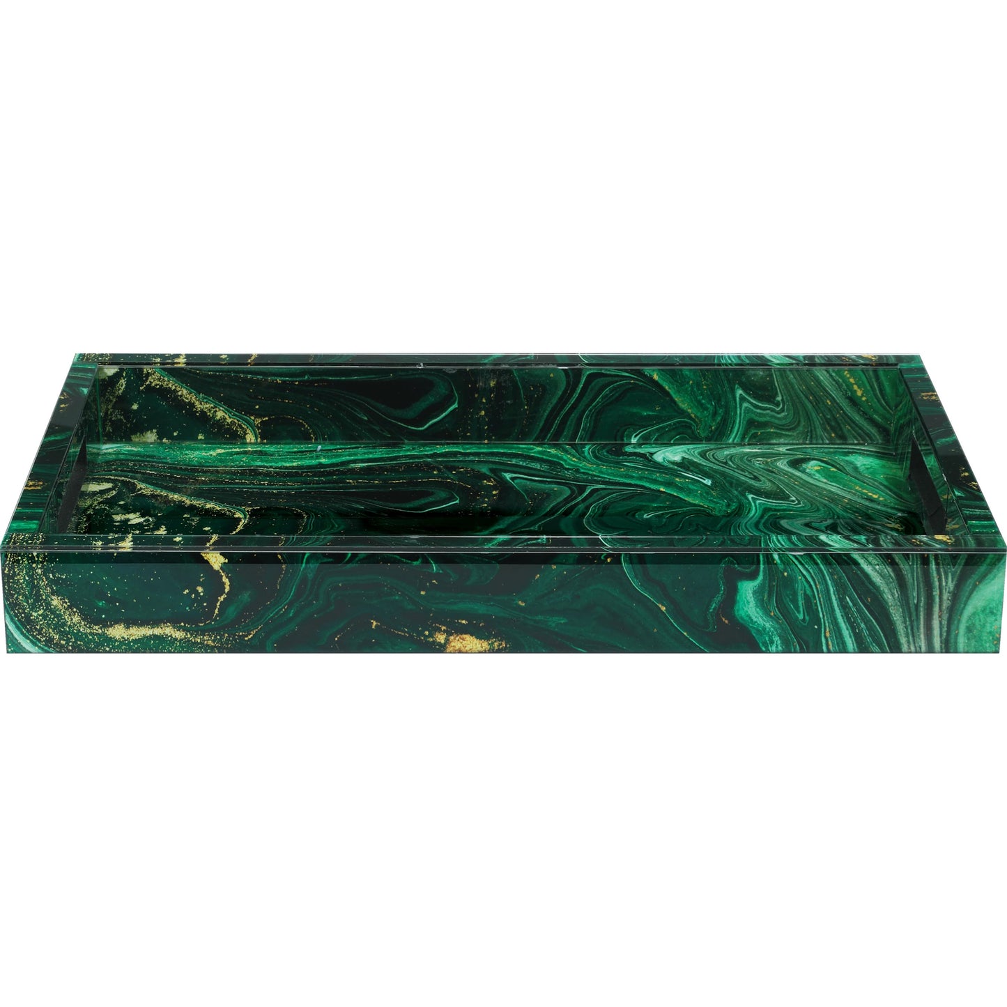 006 SI-2257192 | Additional Silo | Interstellar Tray by Currey and Company. Made from glass, paper, engineered wood in a modern style.