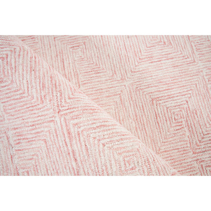 Caprice 4772 Rug by Exquisite Rugs in pink, ivory. Made from new zealand wool in a unique style.