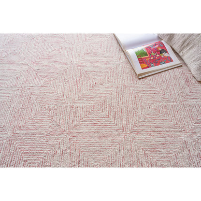 Caprice 4772 Rug by Exquisite Rugs in pink, ivory. Made from new zealand wool in a unique style.