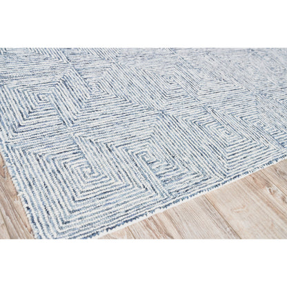 Caprice 4774 Rug by Exquisite Rugs in blue, ivory. Made from new zealand wool in a unique style.