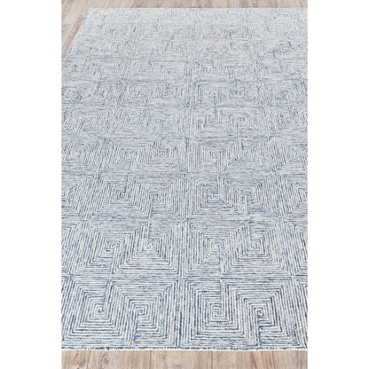 Caprice 4774 Rug by Exquisite Rugs in blue, ivory. Made from new zealand wool in a unique style.