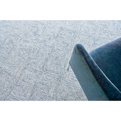 Caprice 4774 Rug by Exquisite Rugs in blue, ivory. Made from new zealand wool in a unique style.
