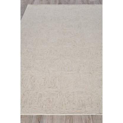 Caprice 4775 Rug by Exquisite Rugs in beige, ivory. Made from new zealand wool in a unique style.