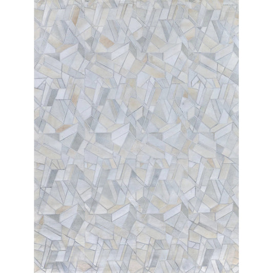 Natural Hide 4781 Rug by Exquisite Rugs in ivory. Made from leather hide in a unique style.