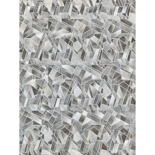 Natural Hide 4782 Rug by Exquisite Rugs in gray, ivory. Made from leather hide in a unique style.