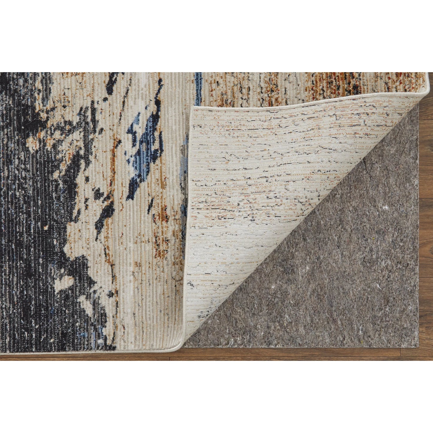 006 SI-2158931,SI-2158932,SI-2158933,SI-2158934,SI-2158935,SI-2259753 | Closeup | Sonora Rug - SNR39NWF by Feizy in tan, blue, gray. Made from polypropylene, polyester, viscose in a unique style.