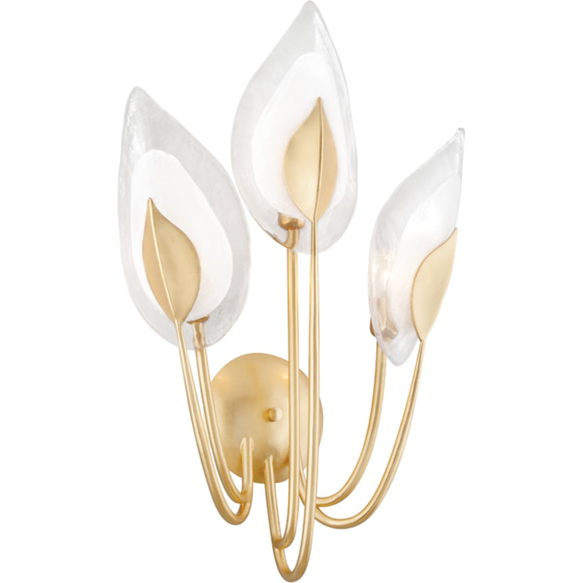 Blossom Wall Sconce by Hudson Valley. Made from brass in a cottage & farmhouse style.