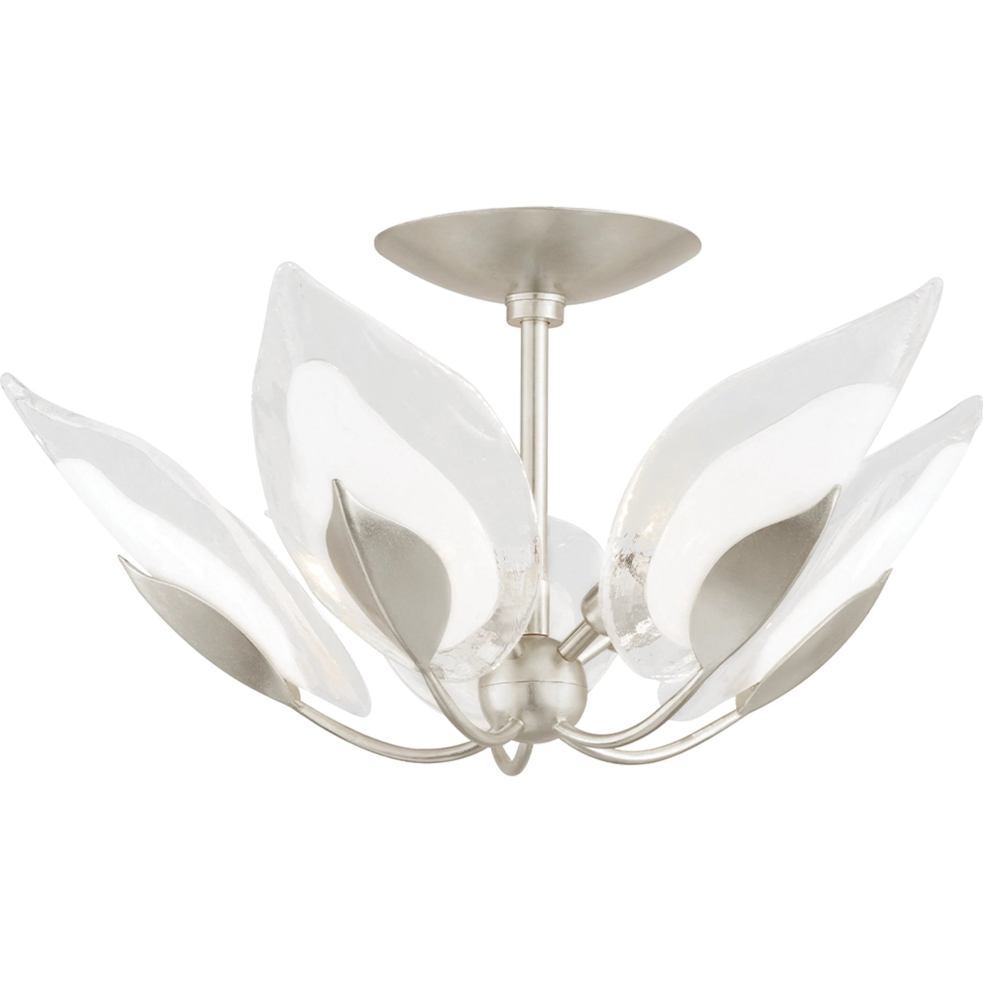 Blossom Semi Flush by Hudson Valley. Made from brass in a cottage & farmhouse style.