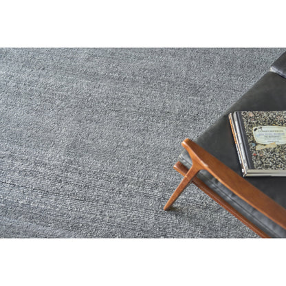 Merino Wool 4805 Rug by Exquisite Rugs in dark gray. Made from merino wool in a unique style.