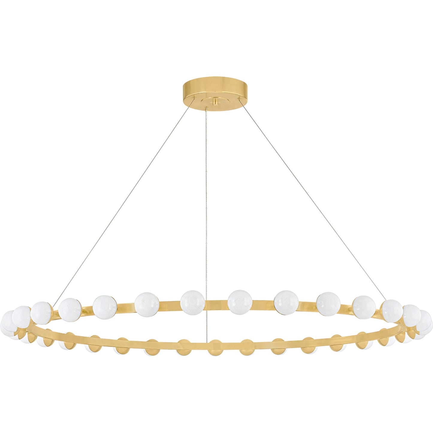 001 SI-2328101 | Primary Silo | Linus 33-Light Chandelier by Corbett in vintage brass. Made from brass in a unique style.