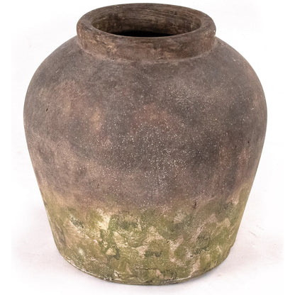 Distressed Rustic Jar by Zentique in rustic. Made from stoneware in a rustic style.