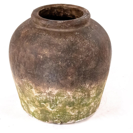 Distressed Rustic Jar by Zentique in rustic. Made from stoneware in a rustic style.