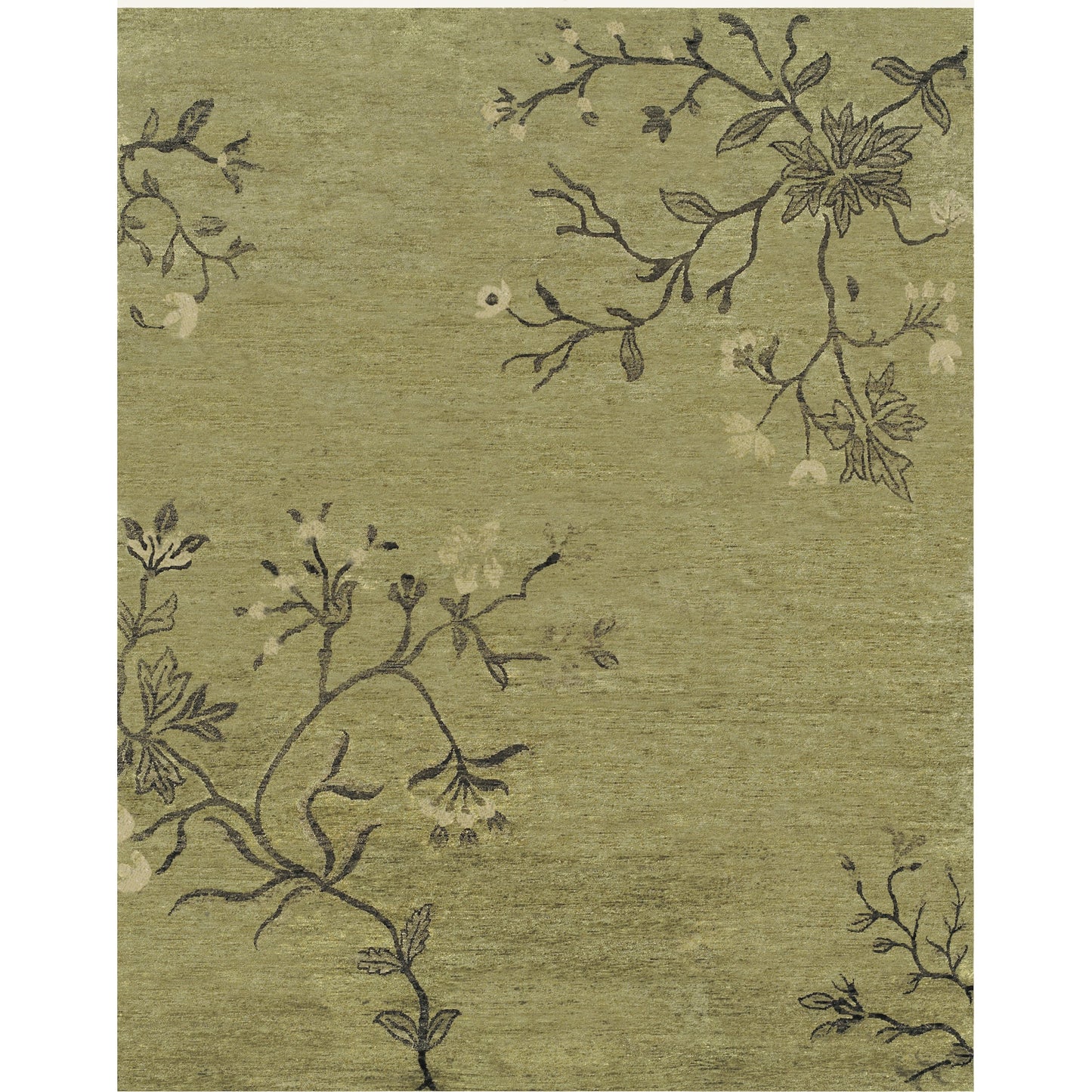 001 SI-1868863 | Primary Silo | Cordonnet Transitional & Botanical Rug - 7151F by Feizy. Made from wool in a unique style.