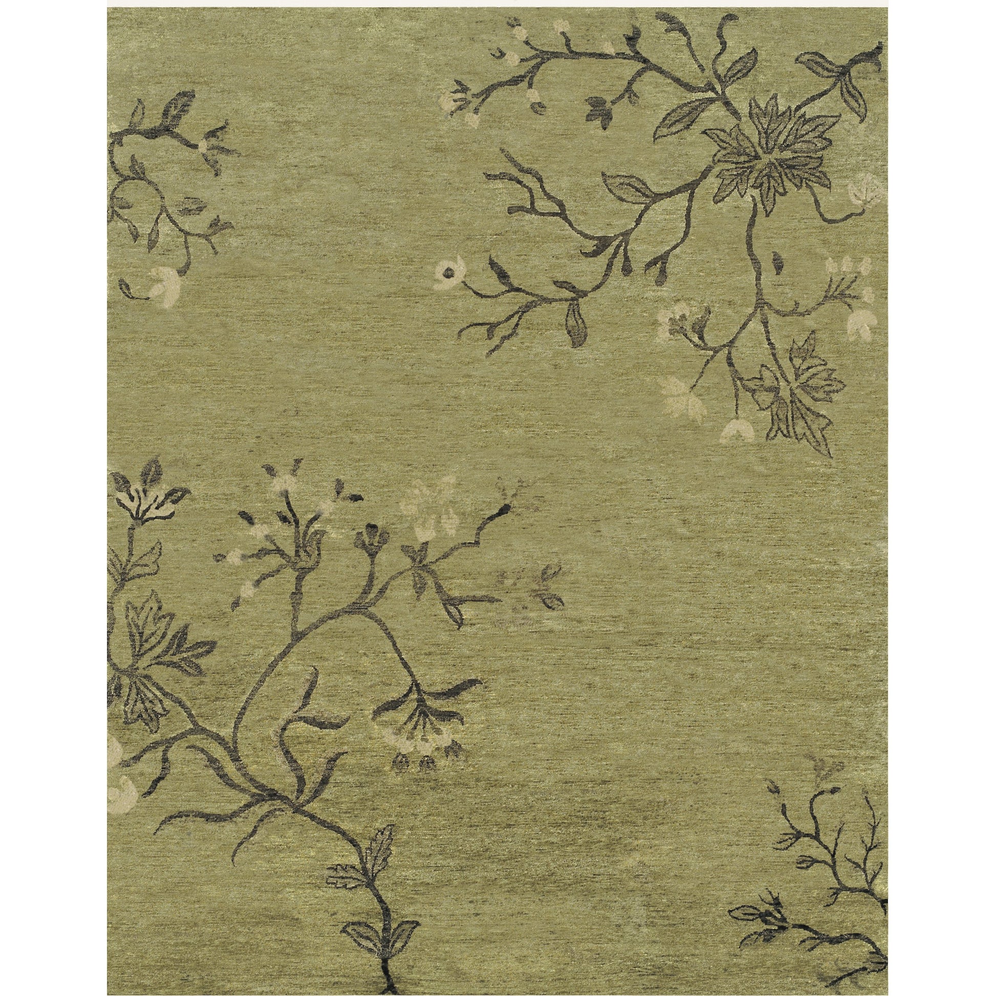 Cordonnet Transitional & Botanical Rug - 7151F by Feizy. Made from wool in a unique style.