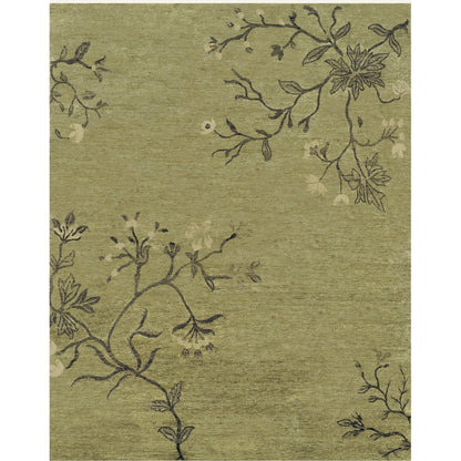 Cordonnet Transitional & Botanical Rug - 7151F by Feizy. Made from wool in a unique style.