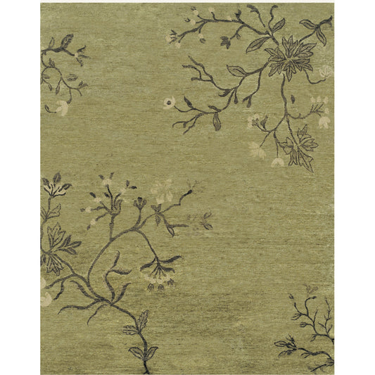 Cordonnet Transitional & Botanical Rug - 7151F by Feizy. Made from wool in a unique style.