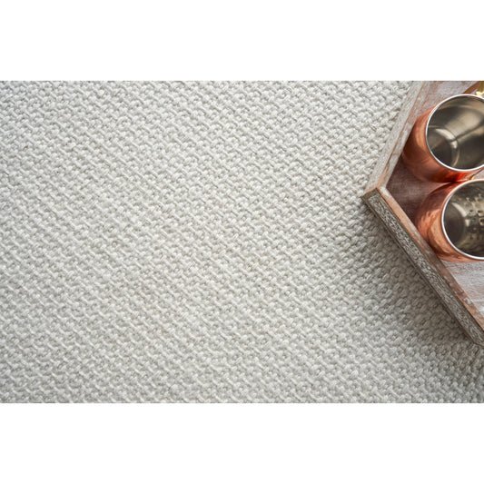 Gamma 4887 Rug by Exquisite Rugs in ivory. Made from pet yarn in a unique style.
