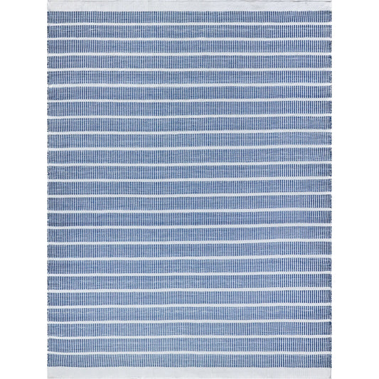 Boca 4890 Indoor/Outdoor Rug by Exquisite Rugs in ivory, blue. Made from pet in a unique style.