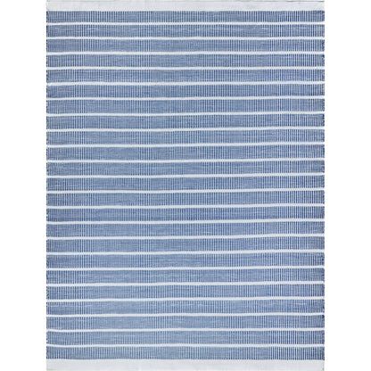 Boca 4890 Rug by Exquisite Rugs in ivory, blue. Made from pet yarn in a unique style.