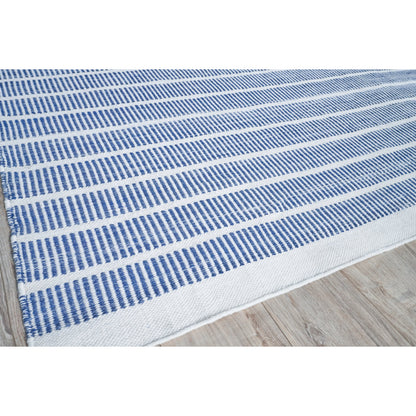 Boca 4890 Rug by Exquisite Rugs in ivory, blue. Made from pet yarn in a unique style.
