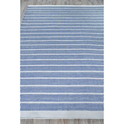 Boca 4890 Rug by Exquisite Rugs in ivory, blue. Made from pet yarn in a unique style.