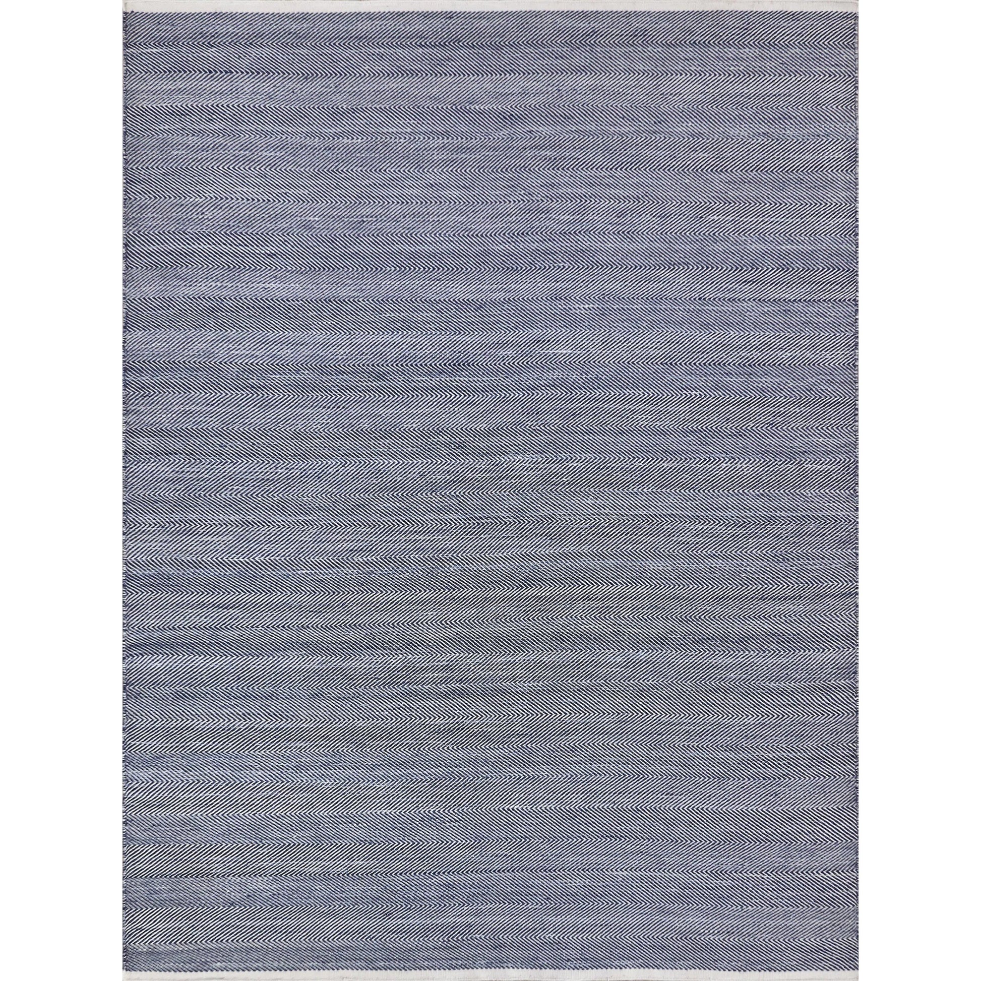 Bintan 4895 Rug by Exquisite Rugs in ivory, blue. Made from pet yarn in a unique style.