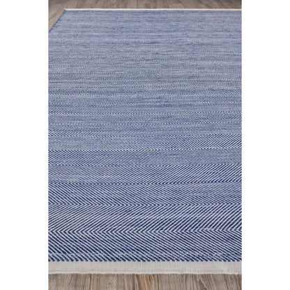 Bintan 4895 Rug by Exquisite Rugs in ivory, blue. Made from pet yarn in a unique style.