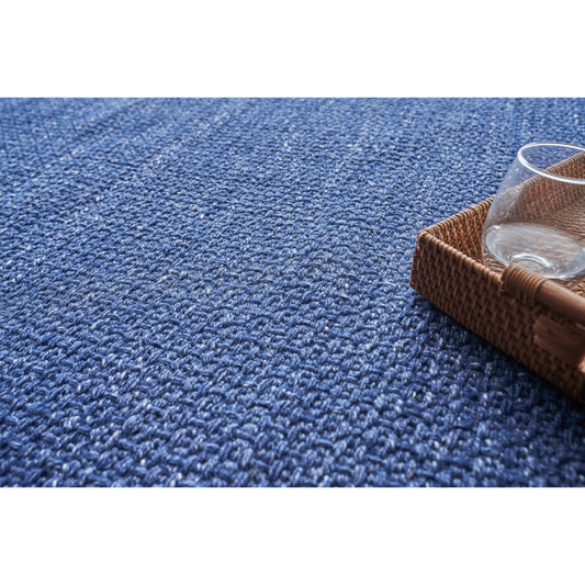 Gamma 4899 Rug by Exquisite Rugs in blue. Made from p.e.t. yarn in a unique style.