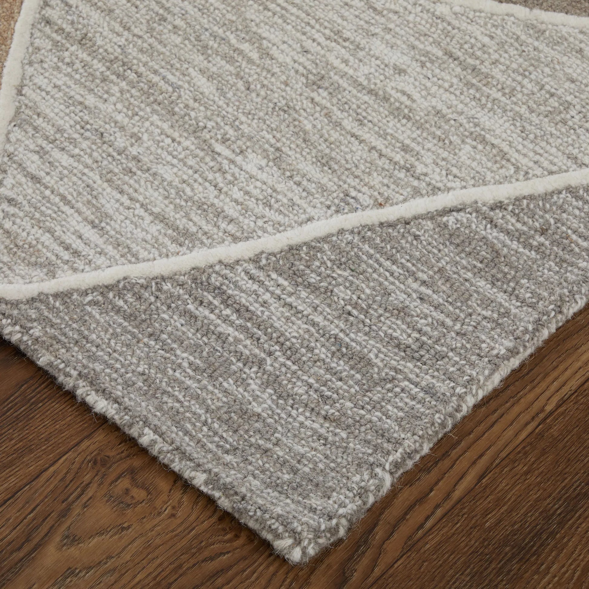 Kimball Transitional KIM8A33F Rug by Feizy in gray, black, brown. Made from wool in a unique style.