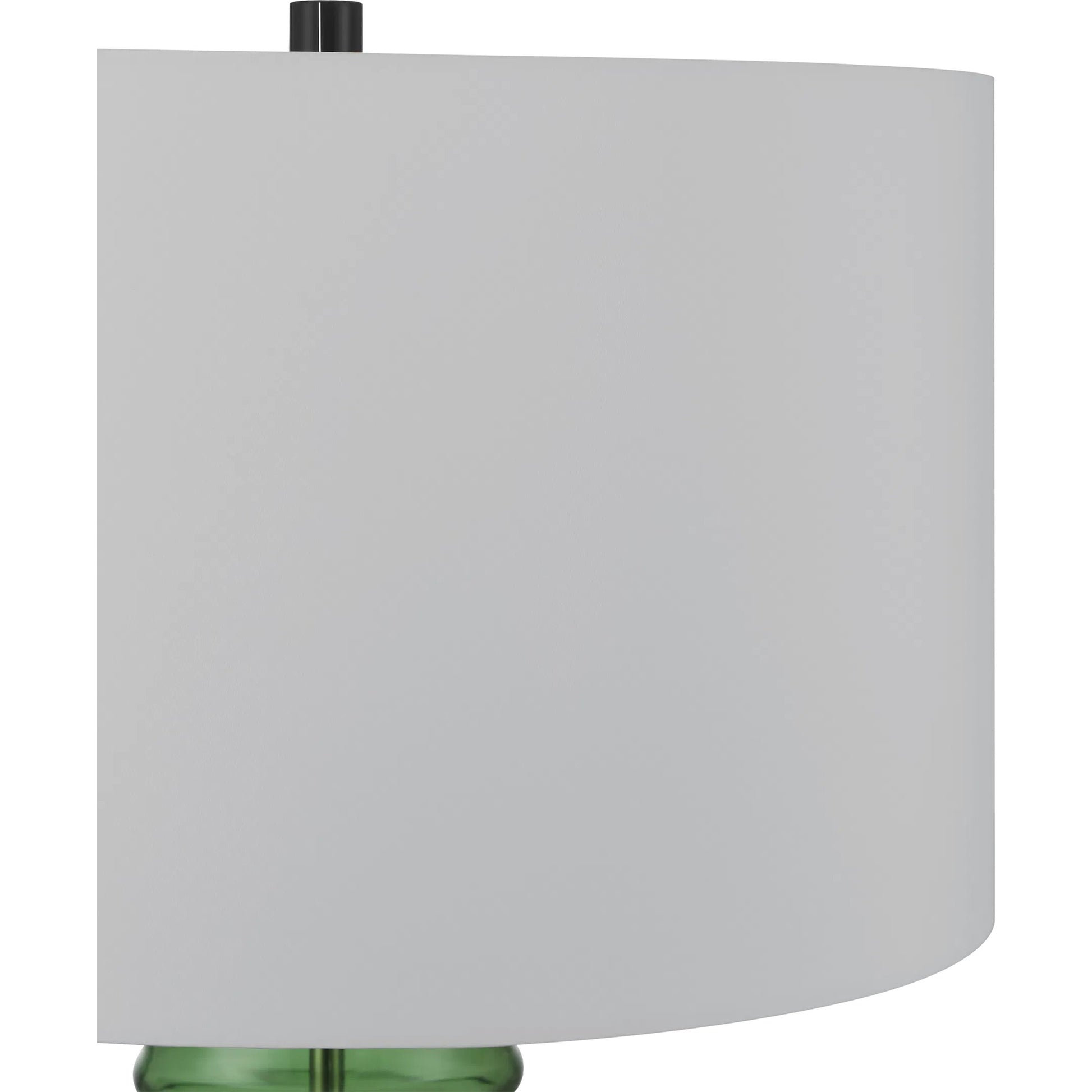 Balsam Table Lamp by Currey and Company in green, glossy black. Made from glass, optic crystal in a modern style.