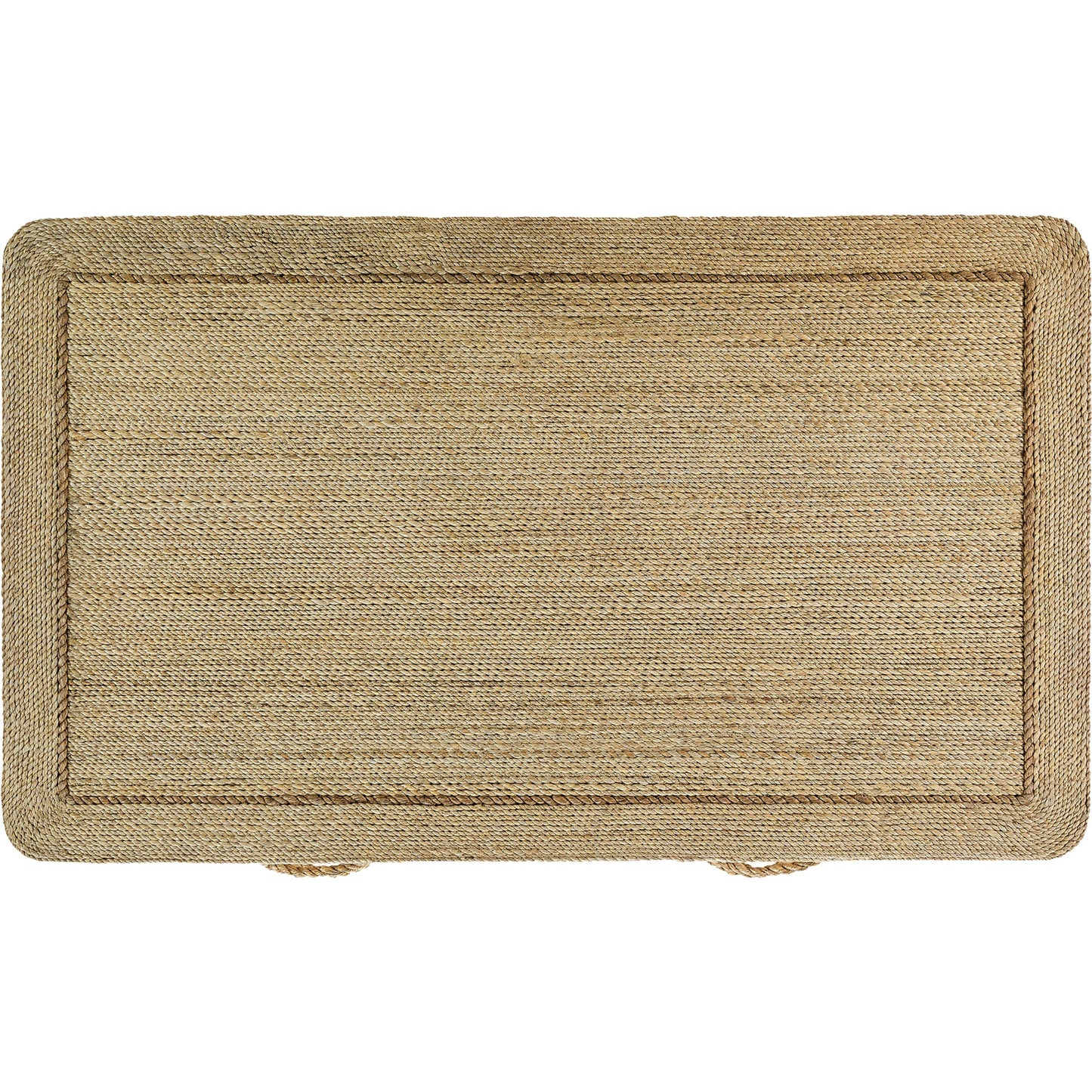 014 S-222745 | Additional Silo | Kaipo Chest by Currey and Company. Made from abaca rope, wood in a coastal style.