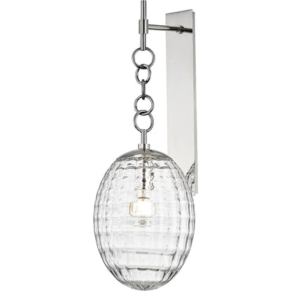 Venice Wall Sconce by Hudson Valley. Made from steel in a transitional style.