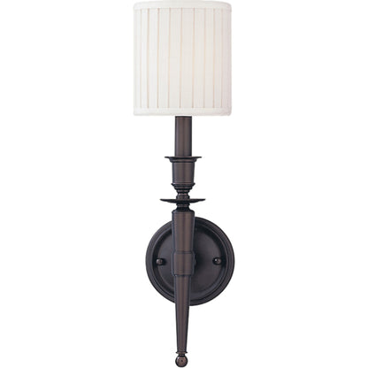 Abington Wall Sconce by Hudson Valley. Made from brass in a traditional style.